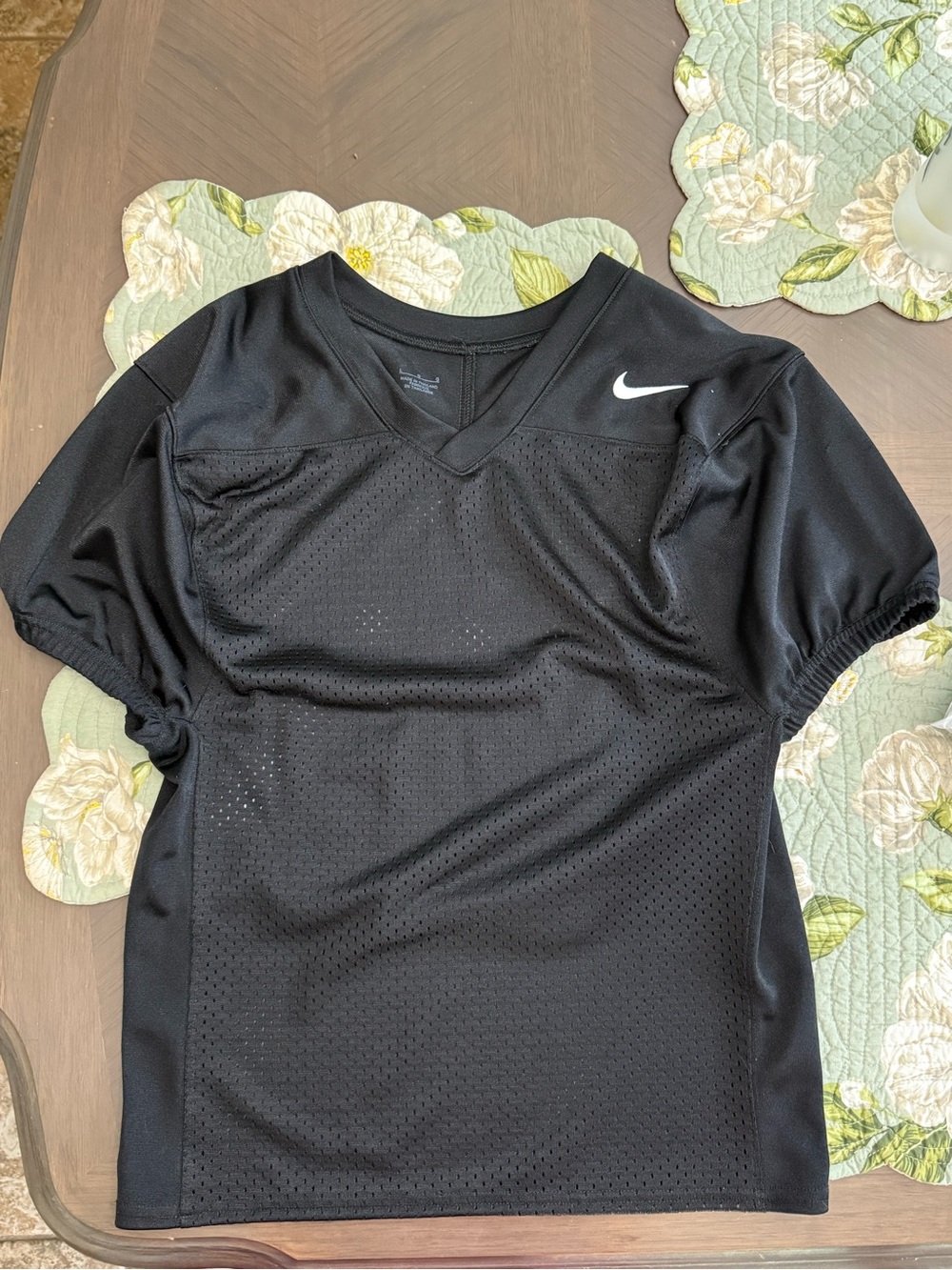 Nike Boy’s Black Dri-FIT Performance Football Jersey - Youth Large